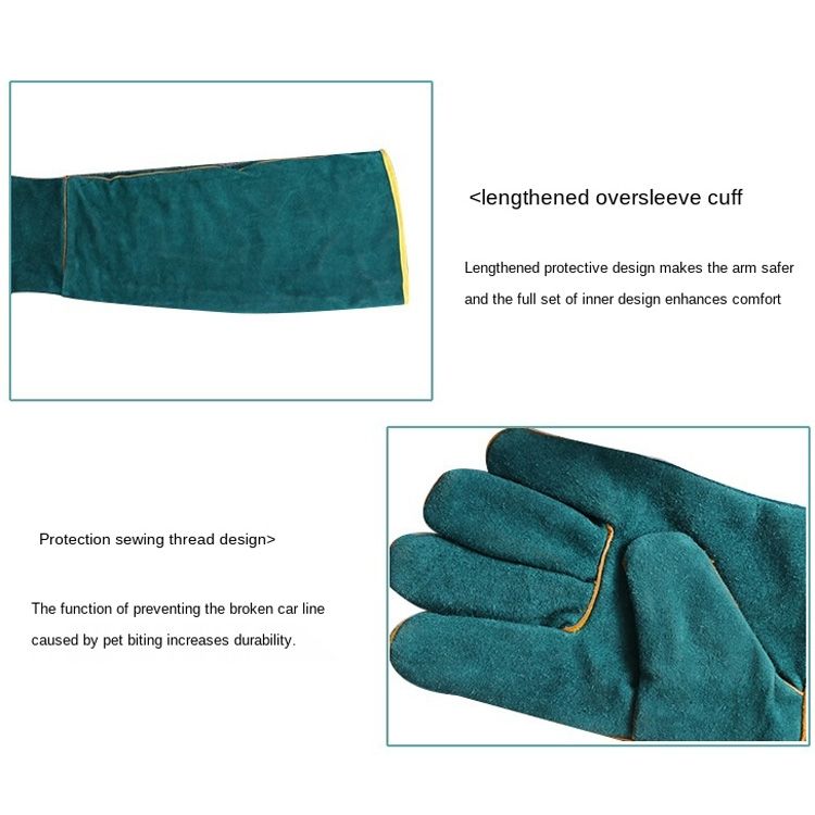 62cm Length Reptile Anti-Bite Gloves