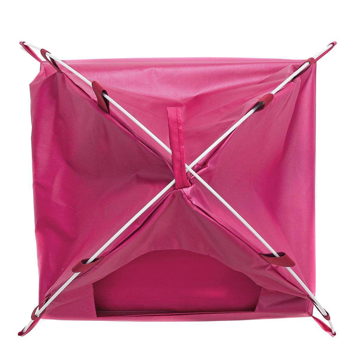 Pet Dog Detachable Tent Outdoor Waterproof Puppy Cat House Cage Kennel Camping-Rose Red