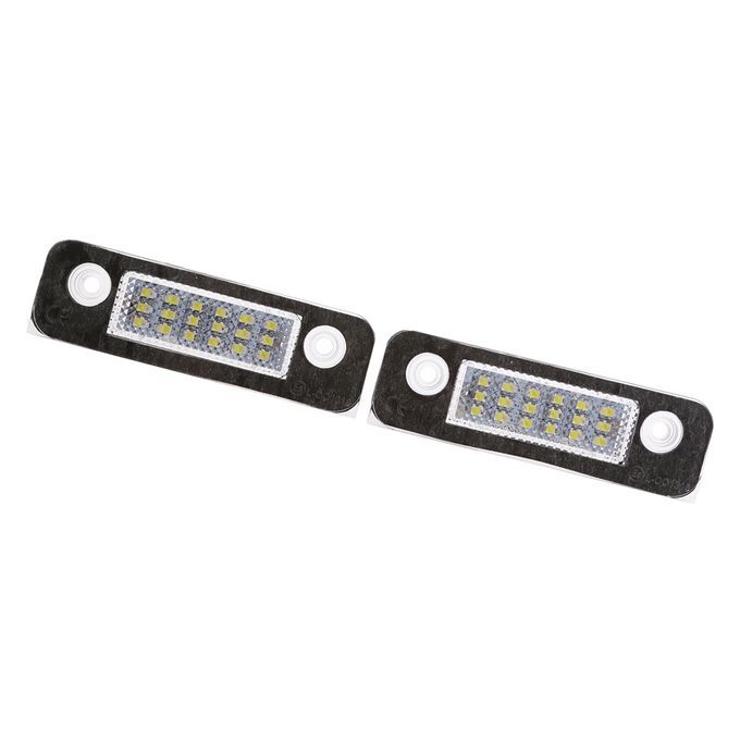 1 Pair White 18LED License Plate Lamp Light For Ford Fiesta Fusion