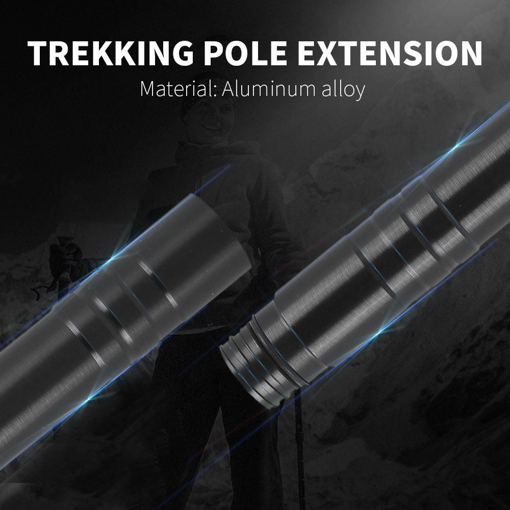 Tactical Stick Crutches Multifunction Hiking Travel Black