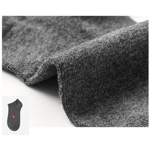Men Cotton Boat Socks Casual Ankle Socks 5 Pairs