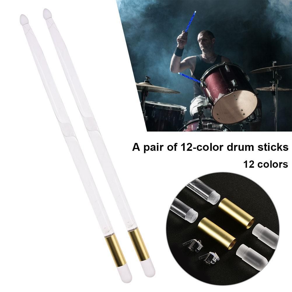 5A Acrylic Luminous Drum Stick LED Drumsticks Jazz