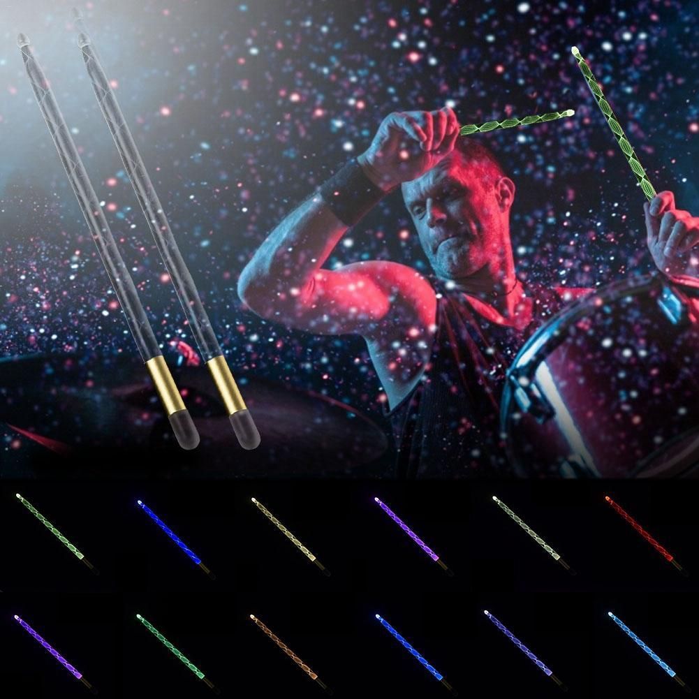 5A Acrylic Luminous Drum Stick LED Drumsticks Jazz