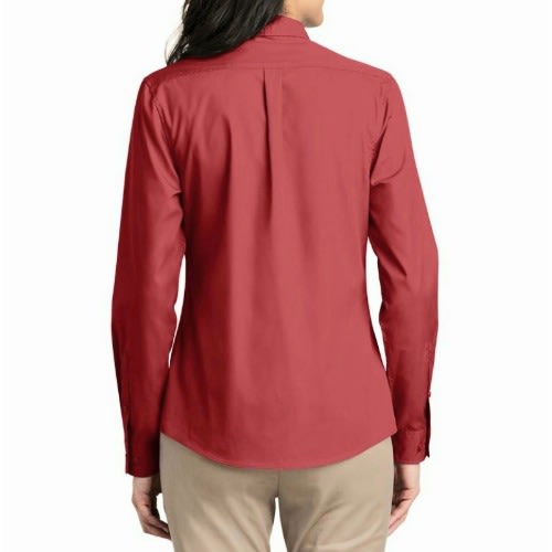 Ladies Formal Dress Shirt  - Wine