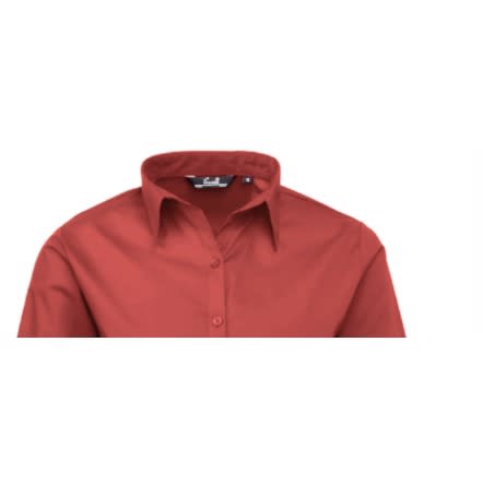 Ladies Formal Dress Shirt  - Wine