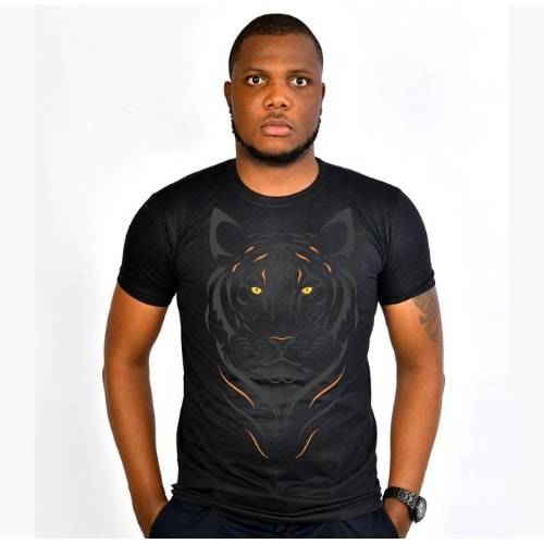 Leopard Premium Tshirt - Black