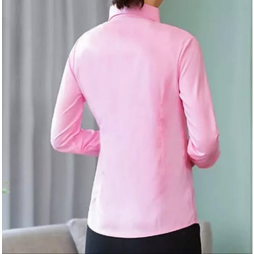 Ladies Formal Dress Shirt  - Light Pink