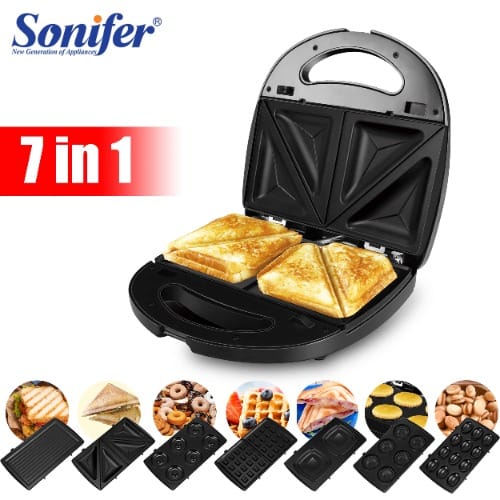 Sonifer 7-in-1 Sandwich Maker - 800watts