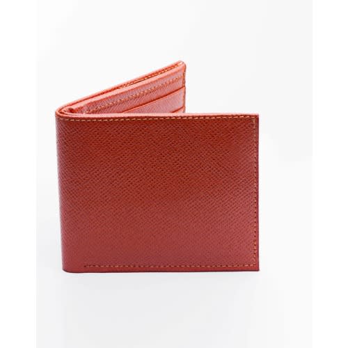 Detail Africa Saffiano Bifold Wallet - Tan