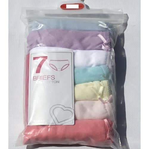 7 Pack Girls Briefs