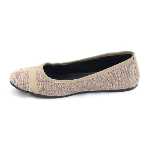 Cosmopolitan Denim Beige Flats