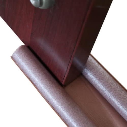 Flexible Door Bottom Sealing Strip -95cm - Brown