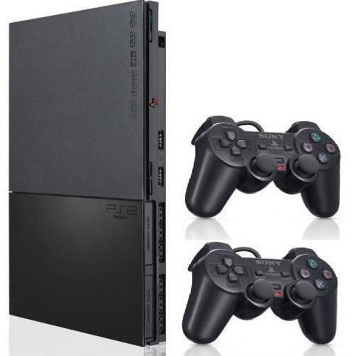 Ps2 Slim Console Plus 2 Controller And 15 Downloaded Games
