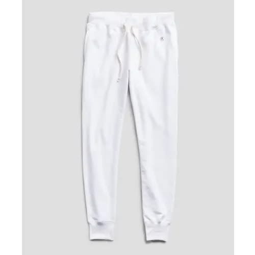 Plain White Unisex Joggers.