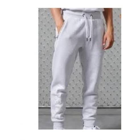 Plain White Unisex Joggers.