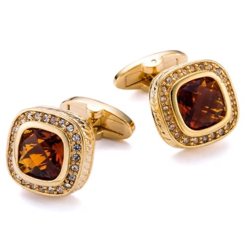 Men's Rhinestone Cufflinks