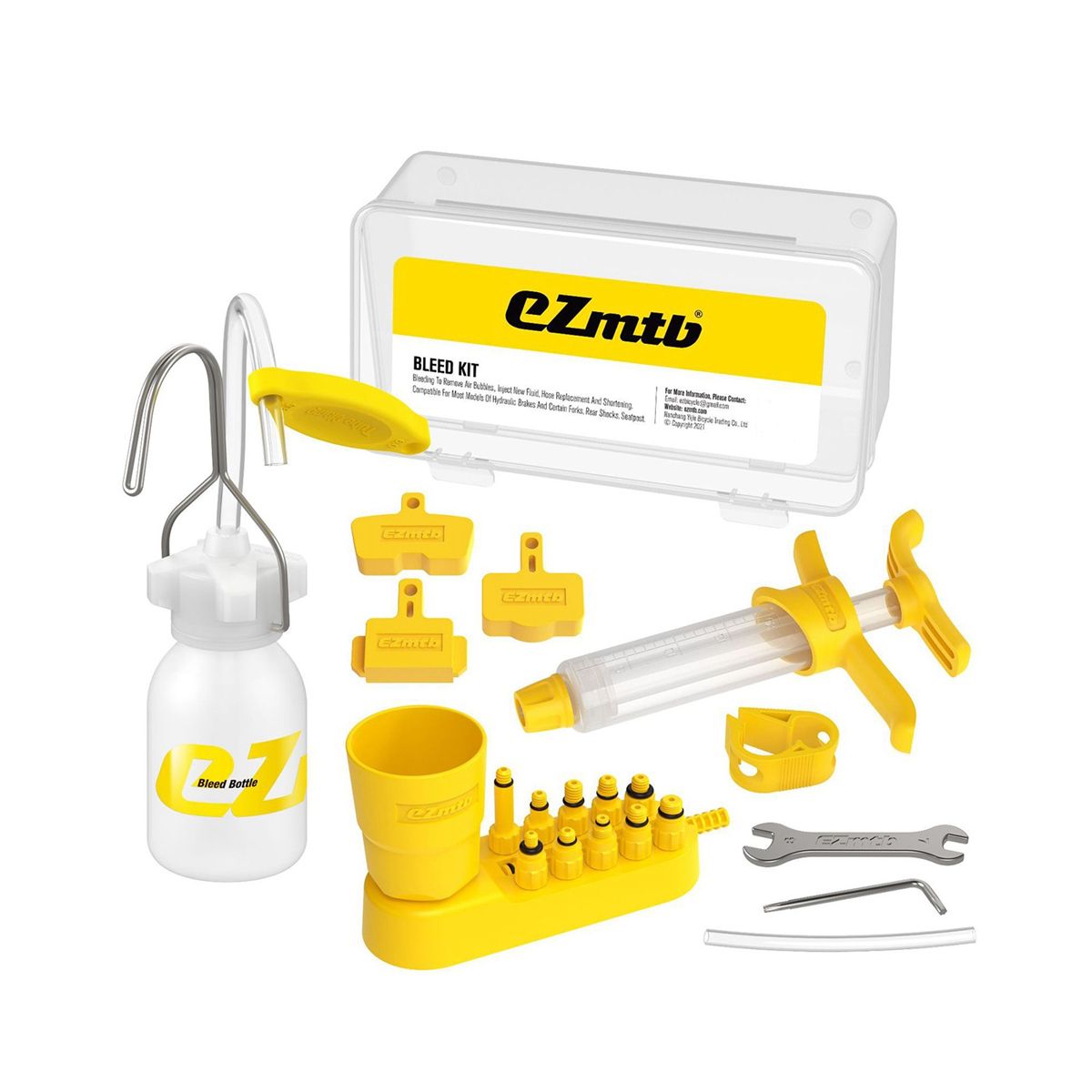 Ezmtb 2022 LITE Bicycle Hydraulic Disc Brake Oil Bleed Kit