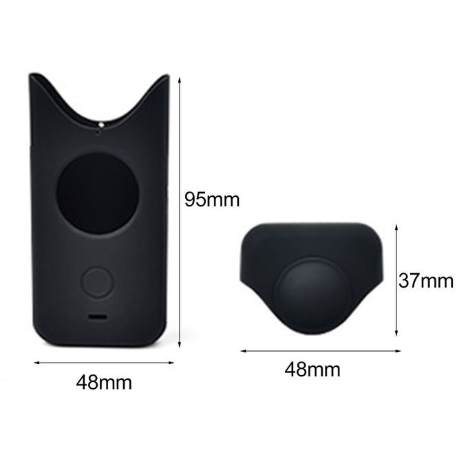 Protective Cover Soft Silicone Portable Dustproof-Black