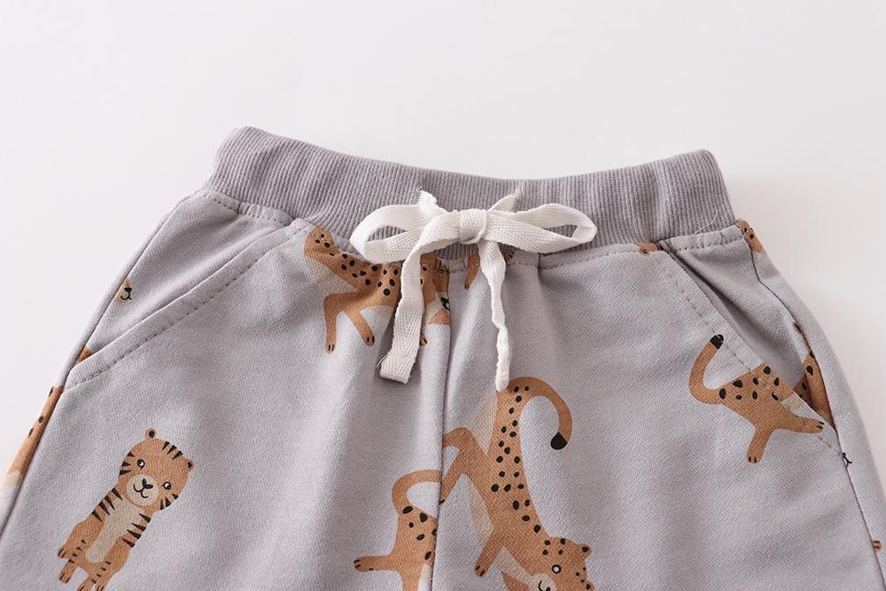 Summer Children's new cotton striped shorts boys and girls casual pants children's cotton