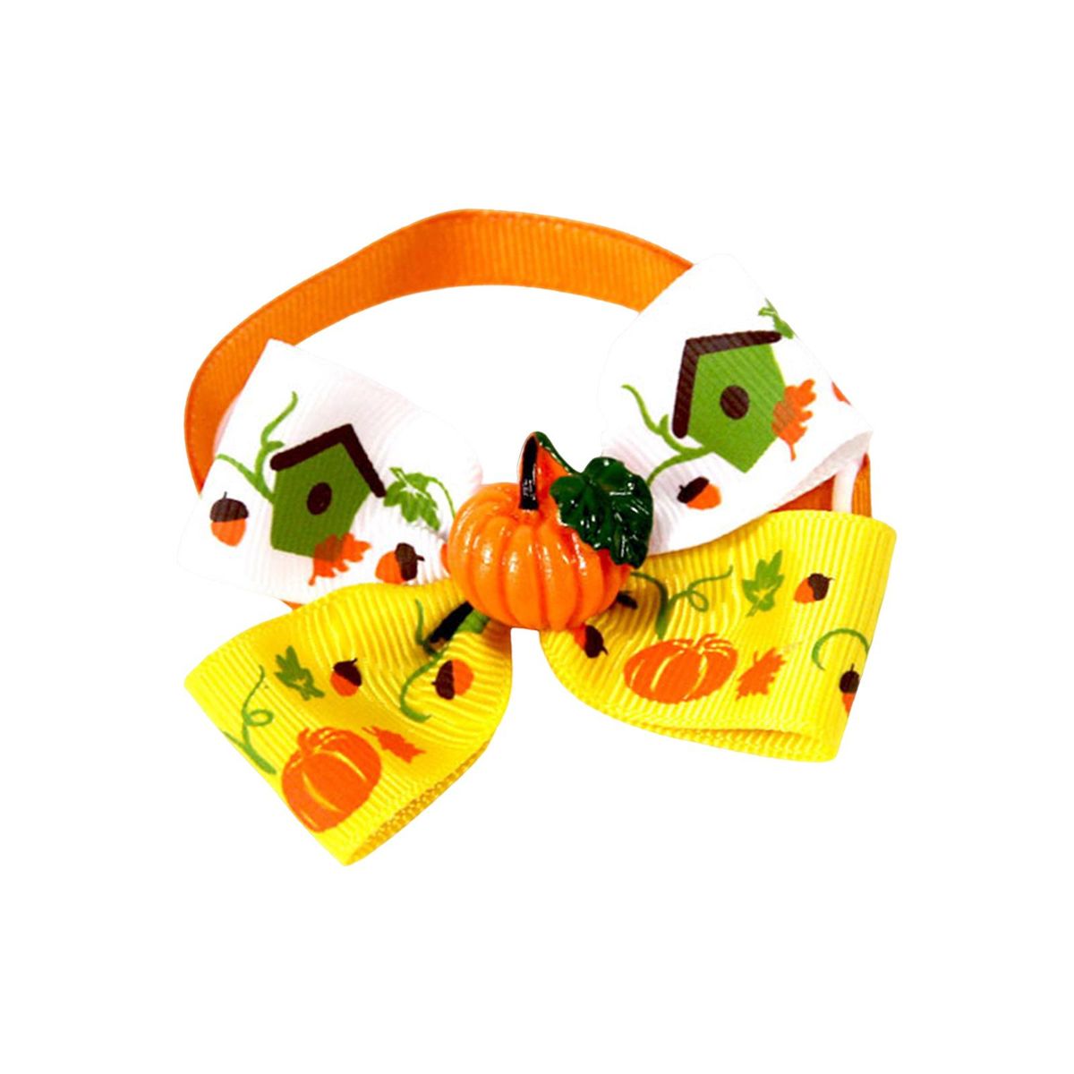 Cat Collar Necklace Fall Halloween Pet Bow Tie For Style D