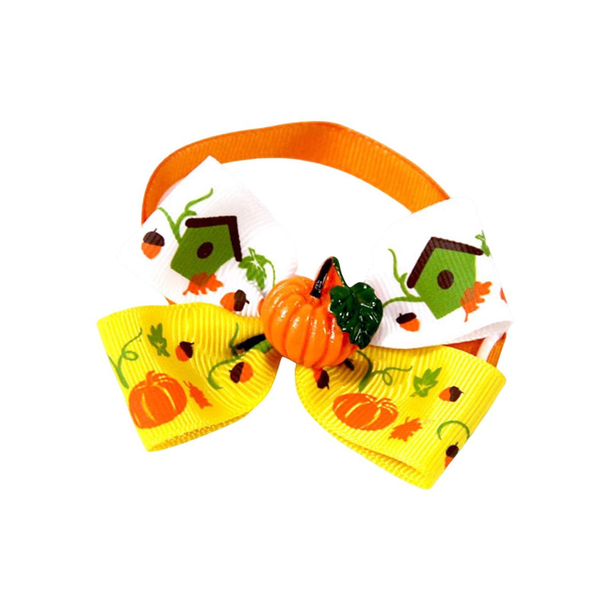 Cat Collar Necklace Fall Halloween Pet Bow Tie For Style D