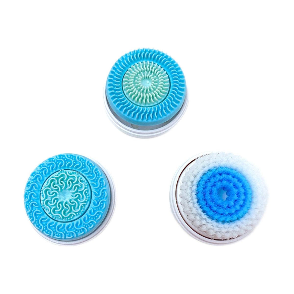 Facial Cleansing Brush Massager Head Face  For Powered Blue