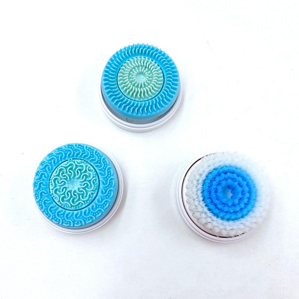 Facial Cleansing Brush Massager Head Face  For Powered Blue