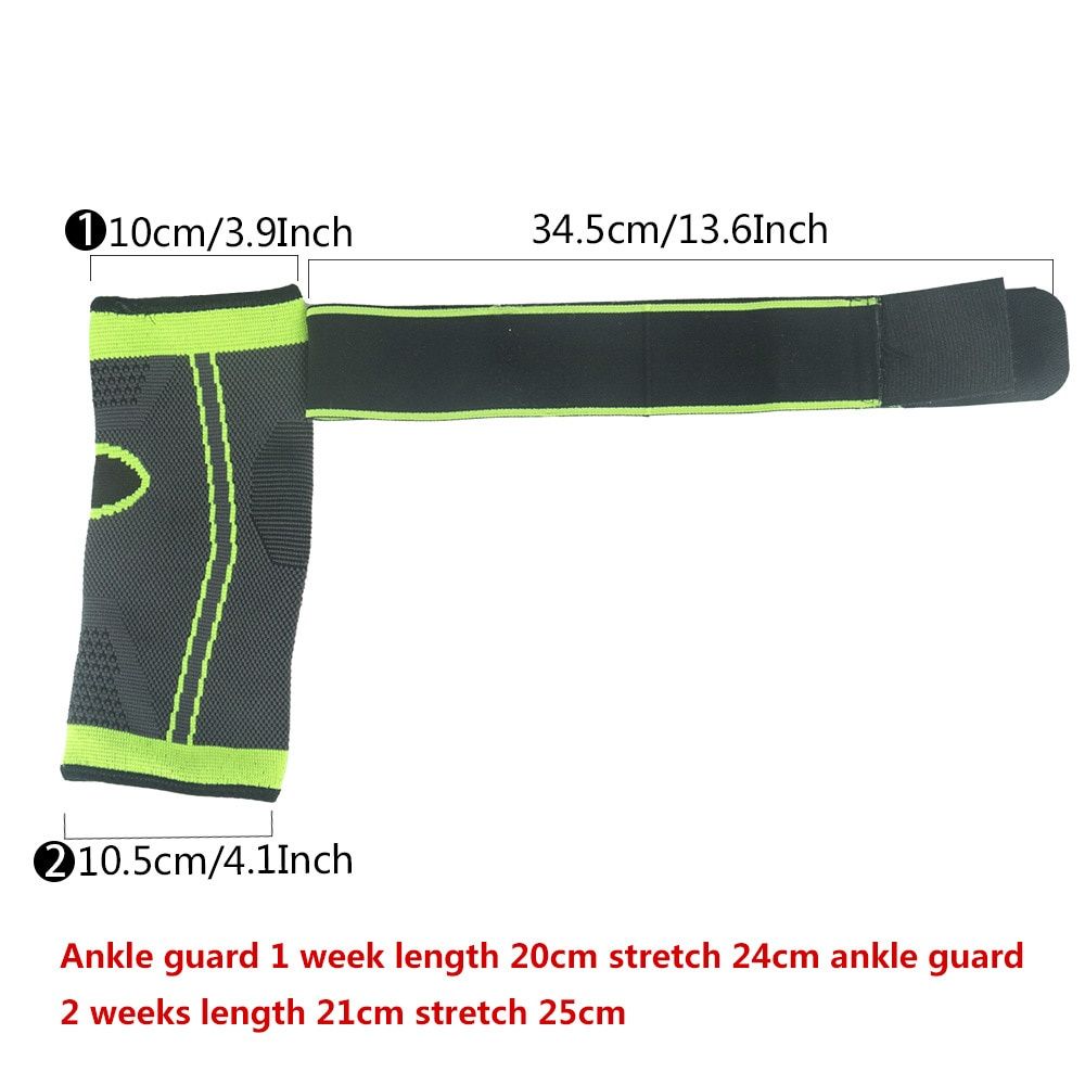 Blue Ankle Protective Padding Sports Pressure Strap Fitness