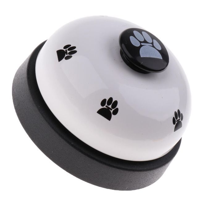 Pet Puppy Dog Cat Training Bells Meal Bells   Device White White