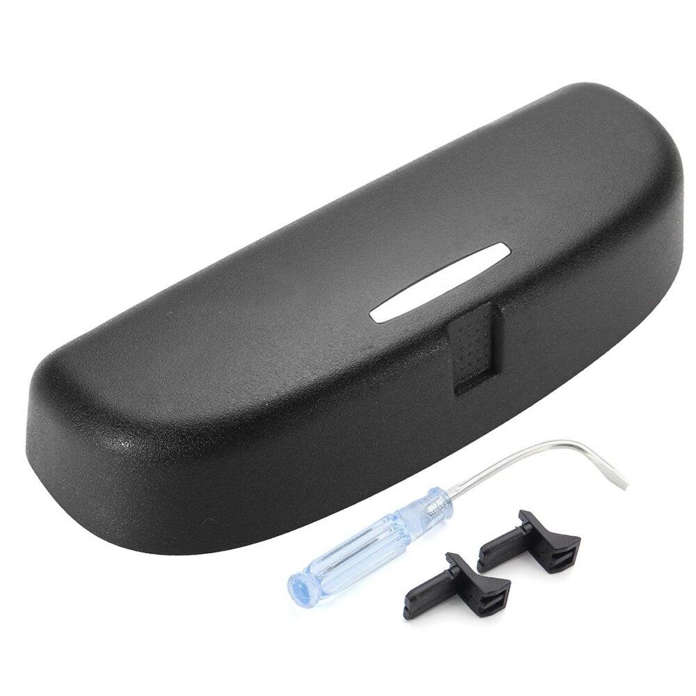 Glasses Holder Box Case Fit For BMW X1 X3 X5 X6 1 2 3 4 5 6 7 Series Black (black)