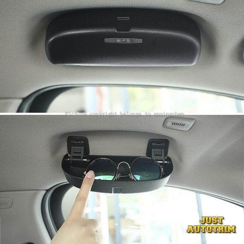 Glasses Holder Box Case Fit For BMW X1 X3 X5 X6 1 2 3 4 5 6 7 Series Black (black)