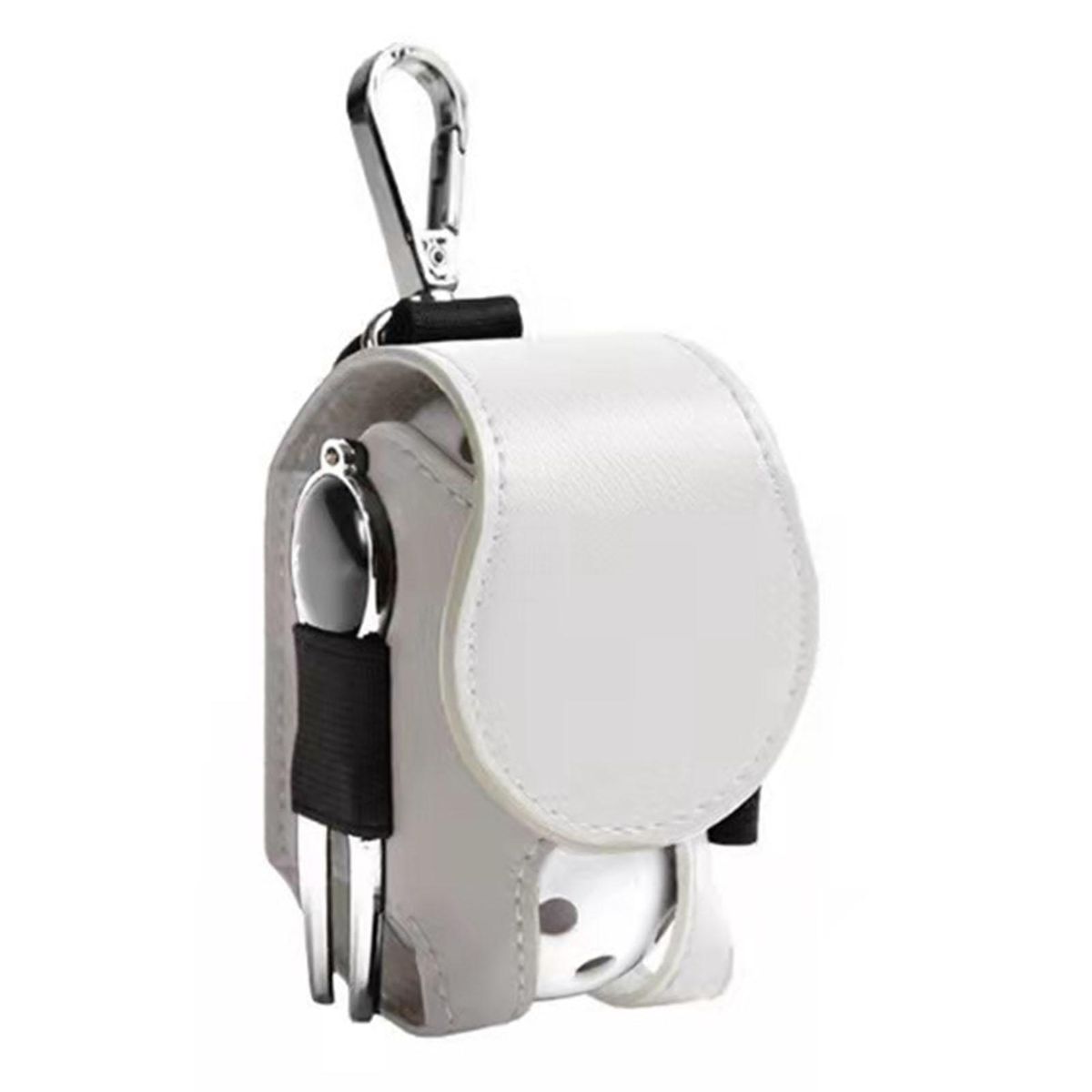 Golf Ball Waist Bag Golf Ball Waist Bag Holder Storage Pouch White