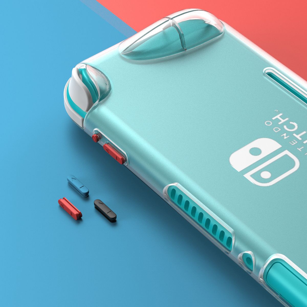 Slim Soft TPU Clear Protective Case For Nintendo Switch Lite