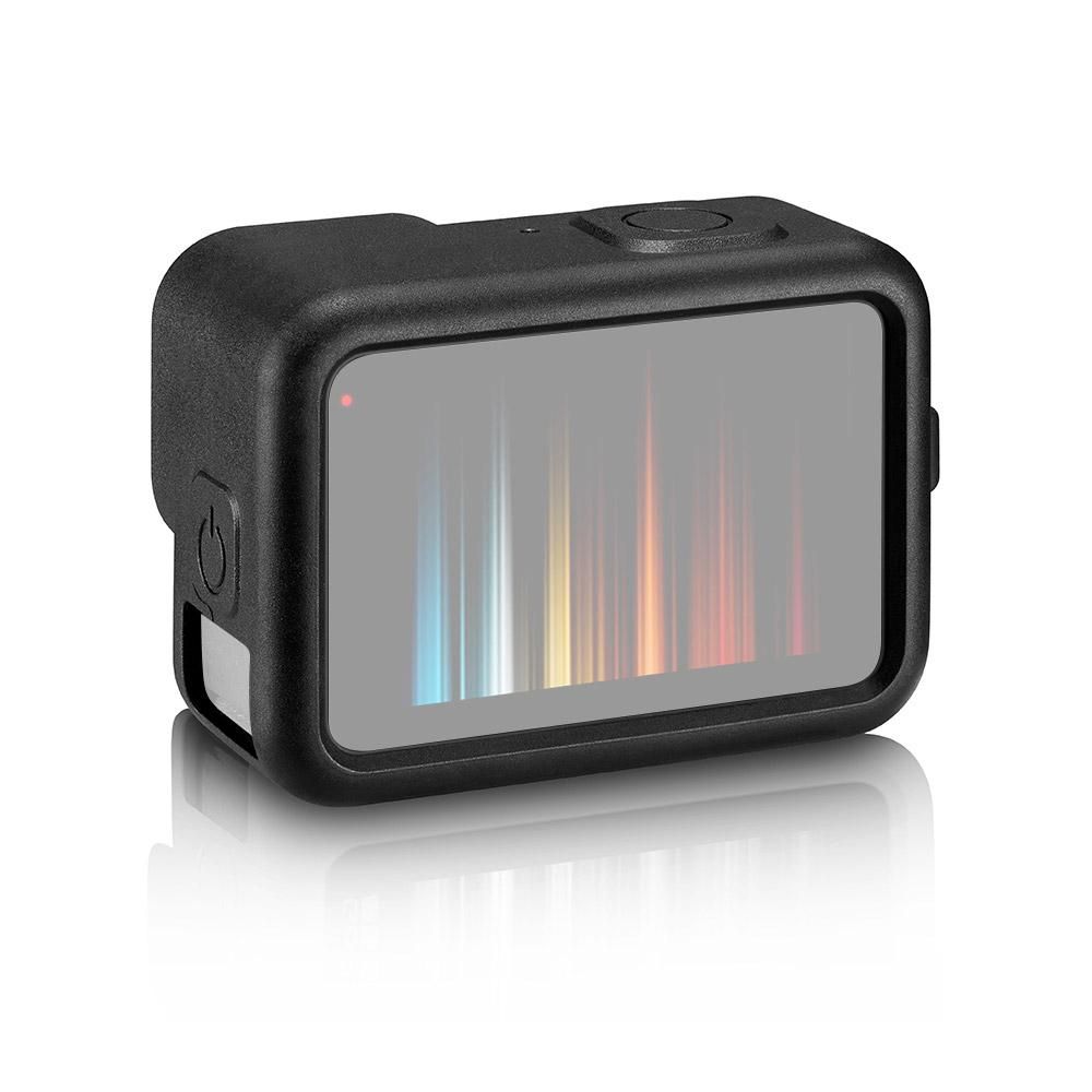 Action Camera Cage Silicone Protective Case Photography Accessory with Lens Cover Hand Rope Replacement for GoPro Hero 9 Black