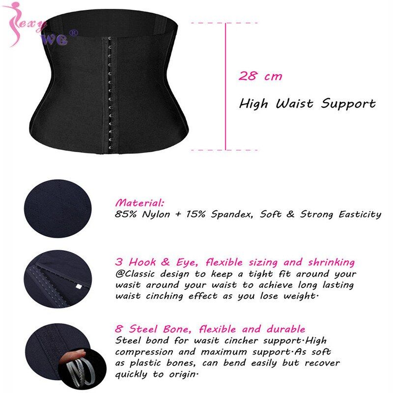 Seamless Postpartum Belly Band Wrap Underwear, C Section Recovery Belt Binder Slimming Shapewear For Women With Hook(#Black)