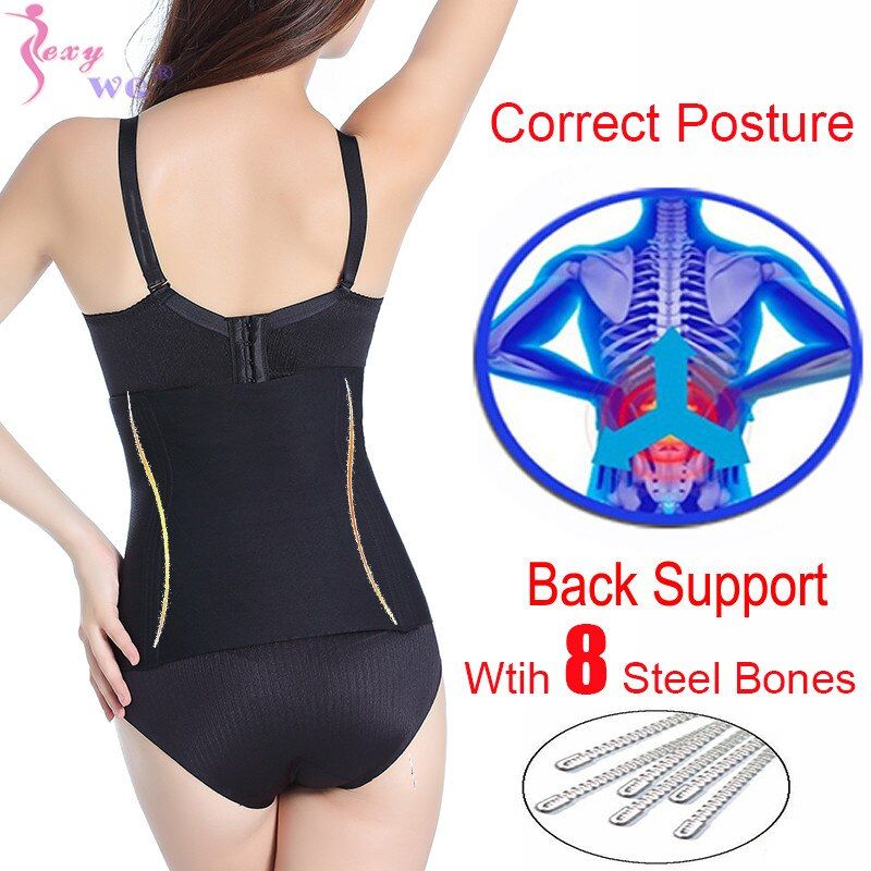 Seamless Postpartum Belly Band Wrap Underwear, C Section Recovery Belt Binder Slimming Shapewear For Women With Hook(#Black)