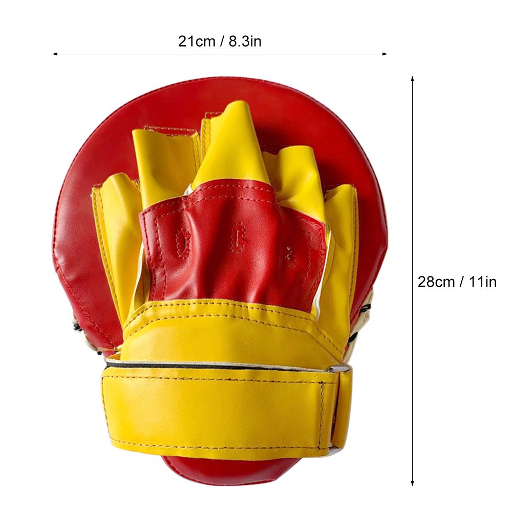 1 Pair Curved Boxing Punching Mitts Target Pads For