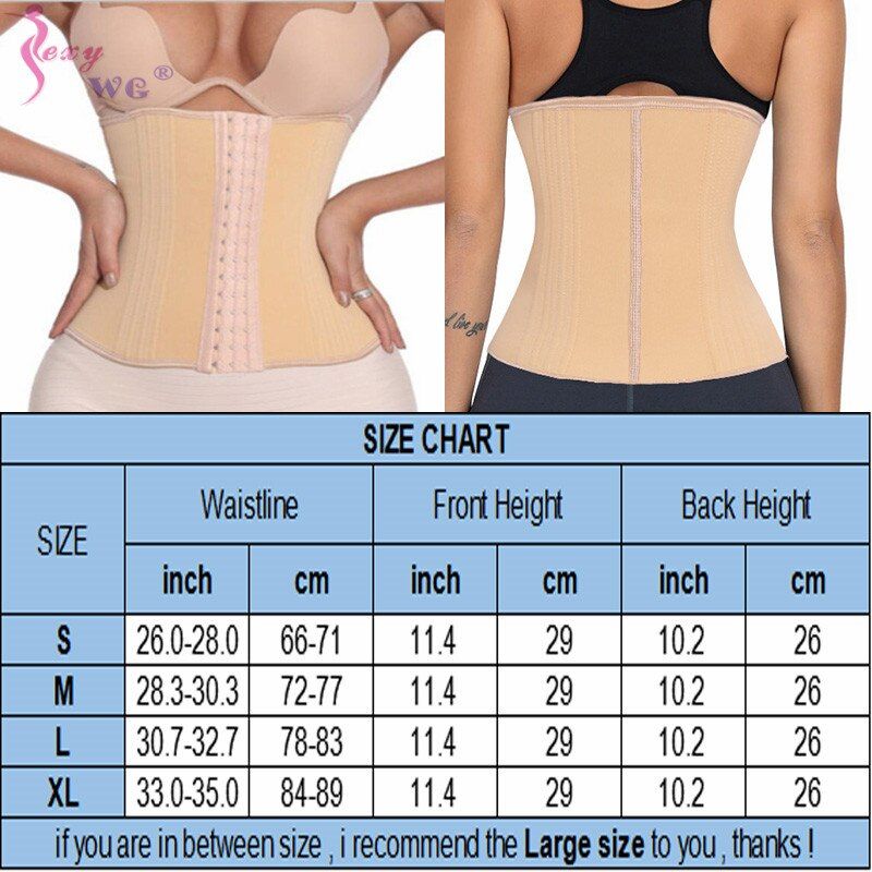 16 Bones Shapewear Waist Nipper Firm Control Perfectly Curvy Firm Control Strapless Waist Cincher Tummy Waist Seamless(#Black)