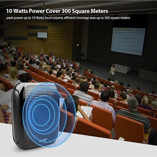 T600 2.4G Wireless Headset Microphone And PA Voice Amplifier Loud Soun Speaker Completely Hands Free For Special Teaching Speech Loudspeaker(Black) HT-S