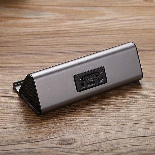 Support 2 Speakers Portable Wireless Bluetooth Stereo Speaker(Black) HT-S