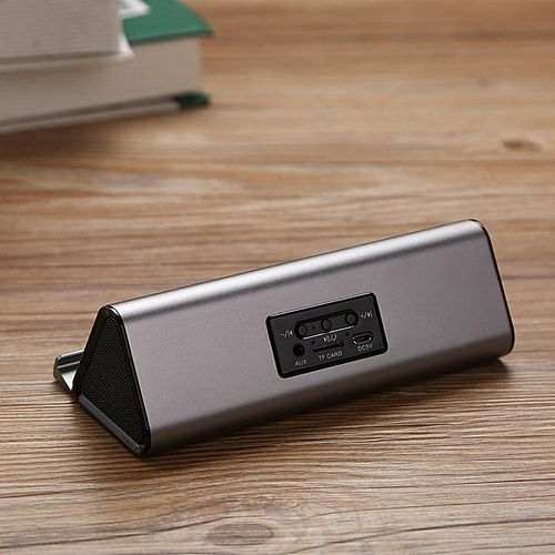 Support 2 Speakers Portable Wireless Bluetooth Stereo Speaker(Black) HT-S