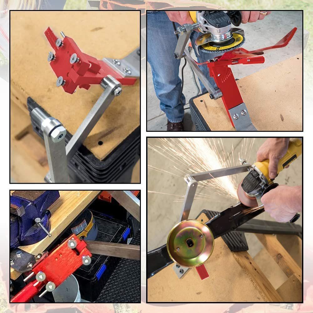 Lawn Mower Blades Sharpener 15-45 Adjustable For Straight