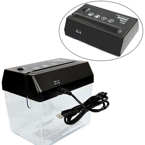USB Powered Electric Paper Shredder