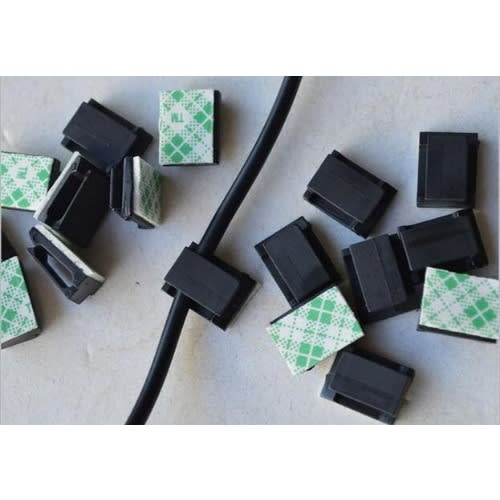 Adhesive Cable Wire Organizer Clips - 10pcs