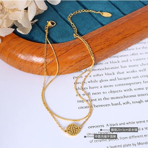 Two Layer Anklet