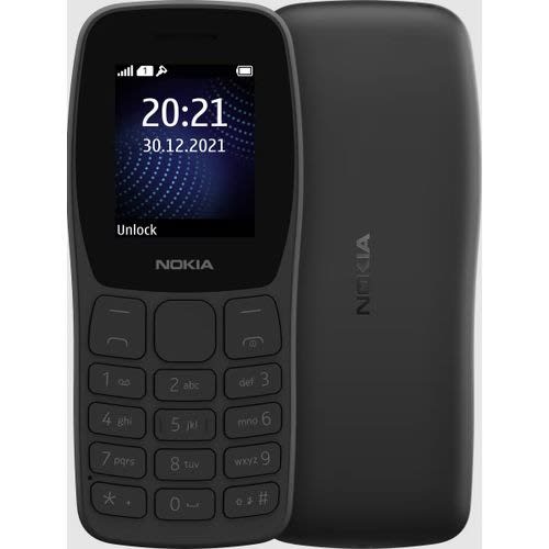 105 - Dual Sim - Torchlight - Radio Phone - Black