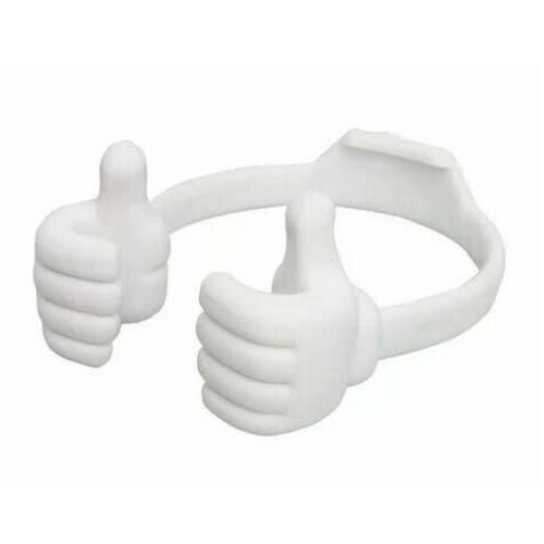 Thumb Up Mobile Phone Stand Holder - White