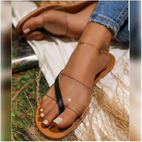 Female Transparent Slippers