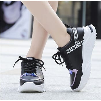 Women's Outdoor Sports Casual Sneakers - Black