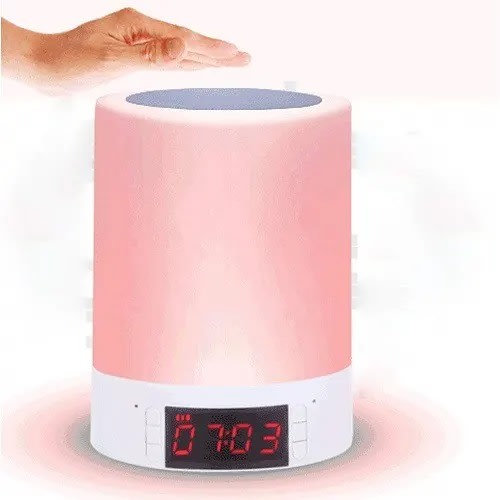 Wireless Led Bluetooth Speaker Touch Sensor Bedside Lamp